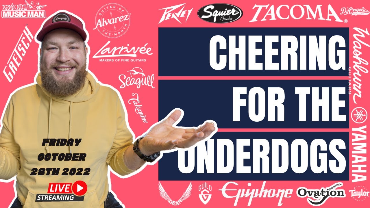 Underdog Guitar Brands! Guitar Hunter Live 10.28.2022