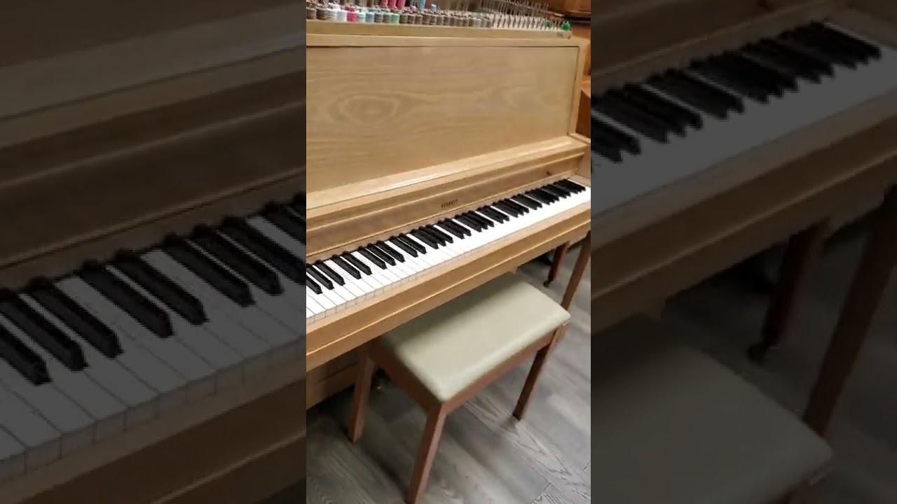 Everett studio upright piano $200 at Adamspiano.com