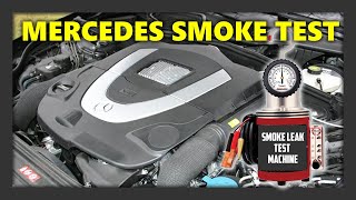 Mercedes Benz Smoke Test,Air leak detection