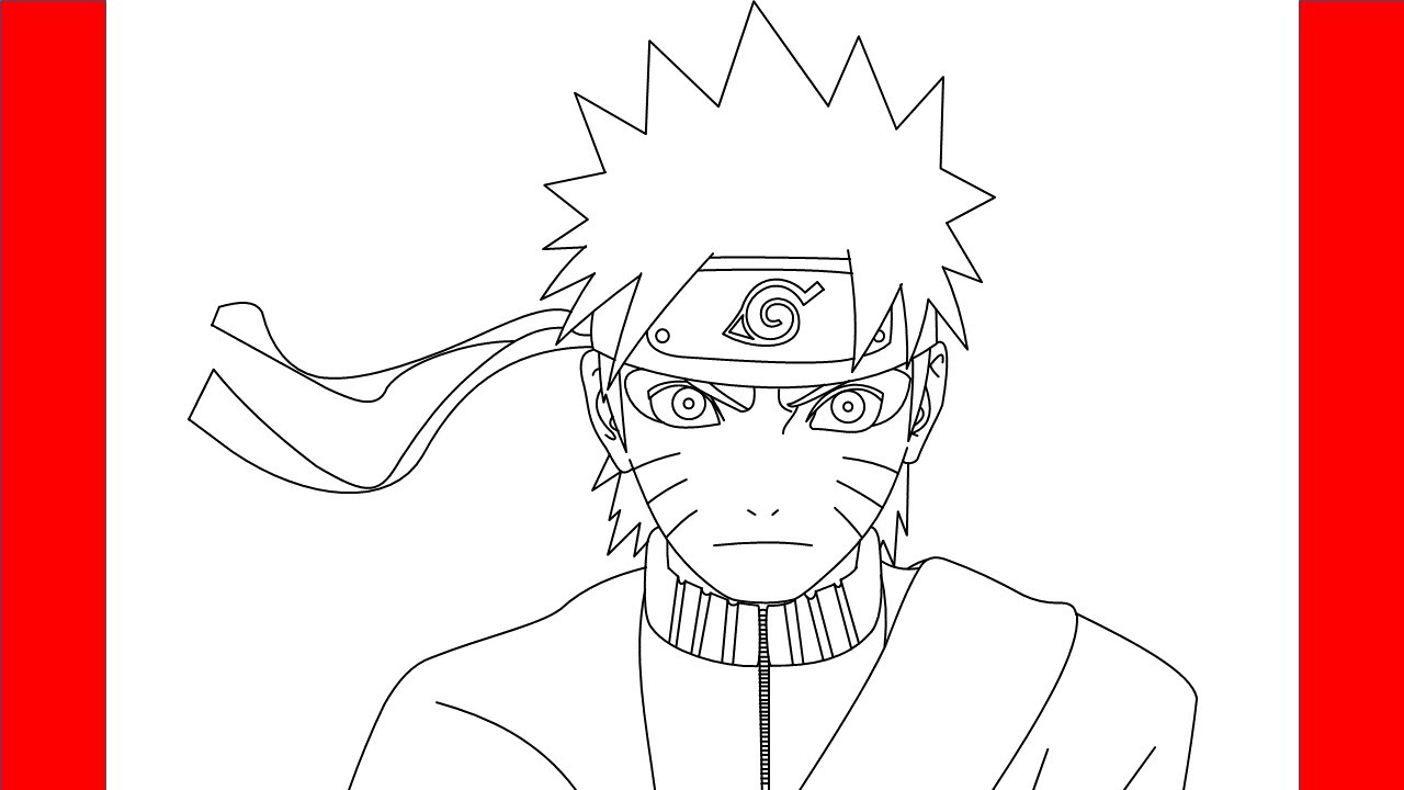 full body naruto drawing - Clip Art Library