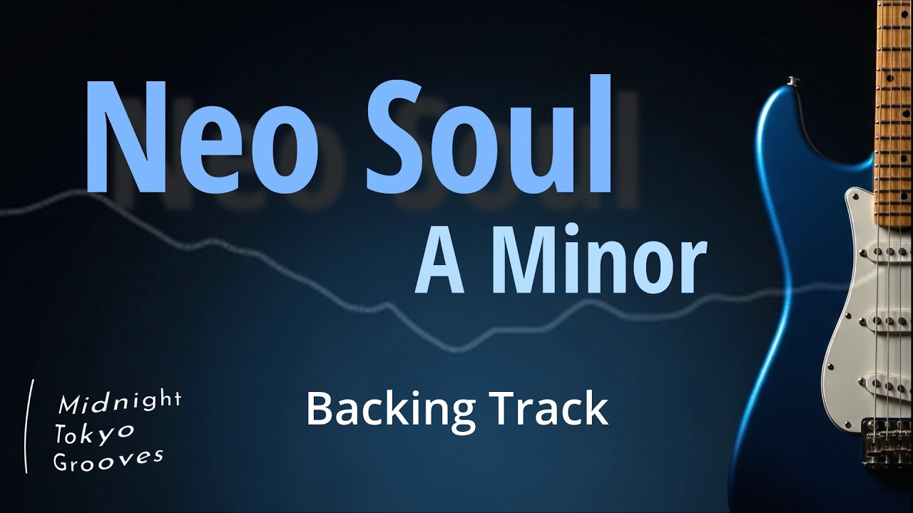 Neo Soul Guitar Backing Track in A minor (Free BGM)