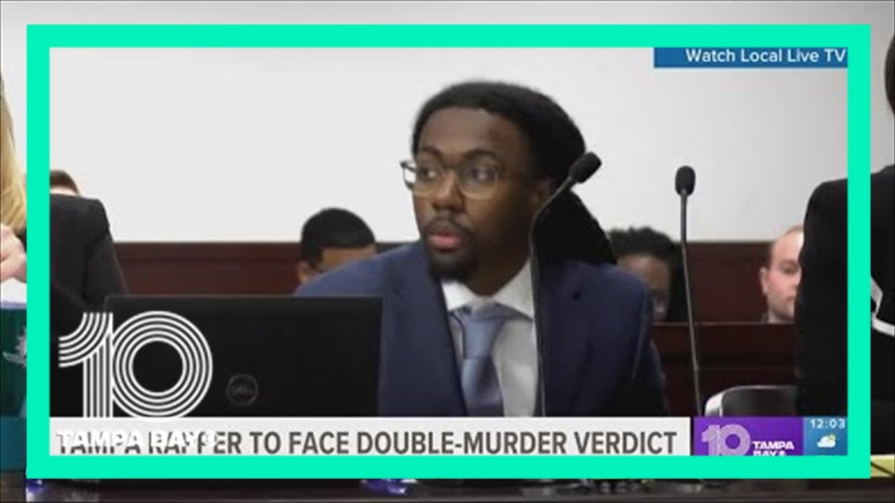 Closing arguments wrap up in Tampa rapper's double murder trial - YouTube