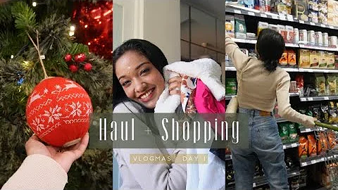 VLOGMAS DAY 1 : Black Friday Haul , Quick Shopping Run | Khesyinii