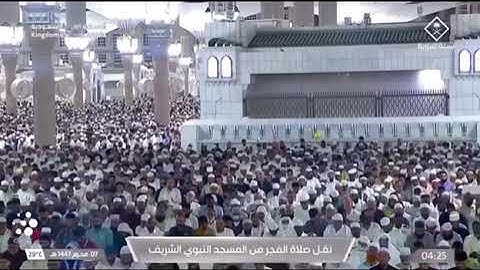 صلاة الفجرمن رحاب المسجد النبوي الشّيخ محمّد برهجي ماتيسر من سورة غافر  يوم الأربعاء  ٧ محرم ١٤٤٧