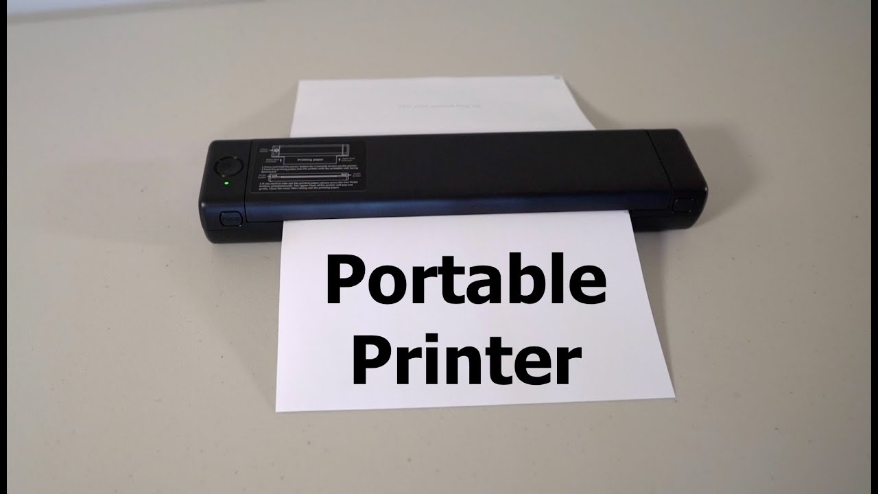 COLORWING M08F Portable Thermal Printer Unboxing & Printing