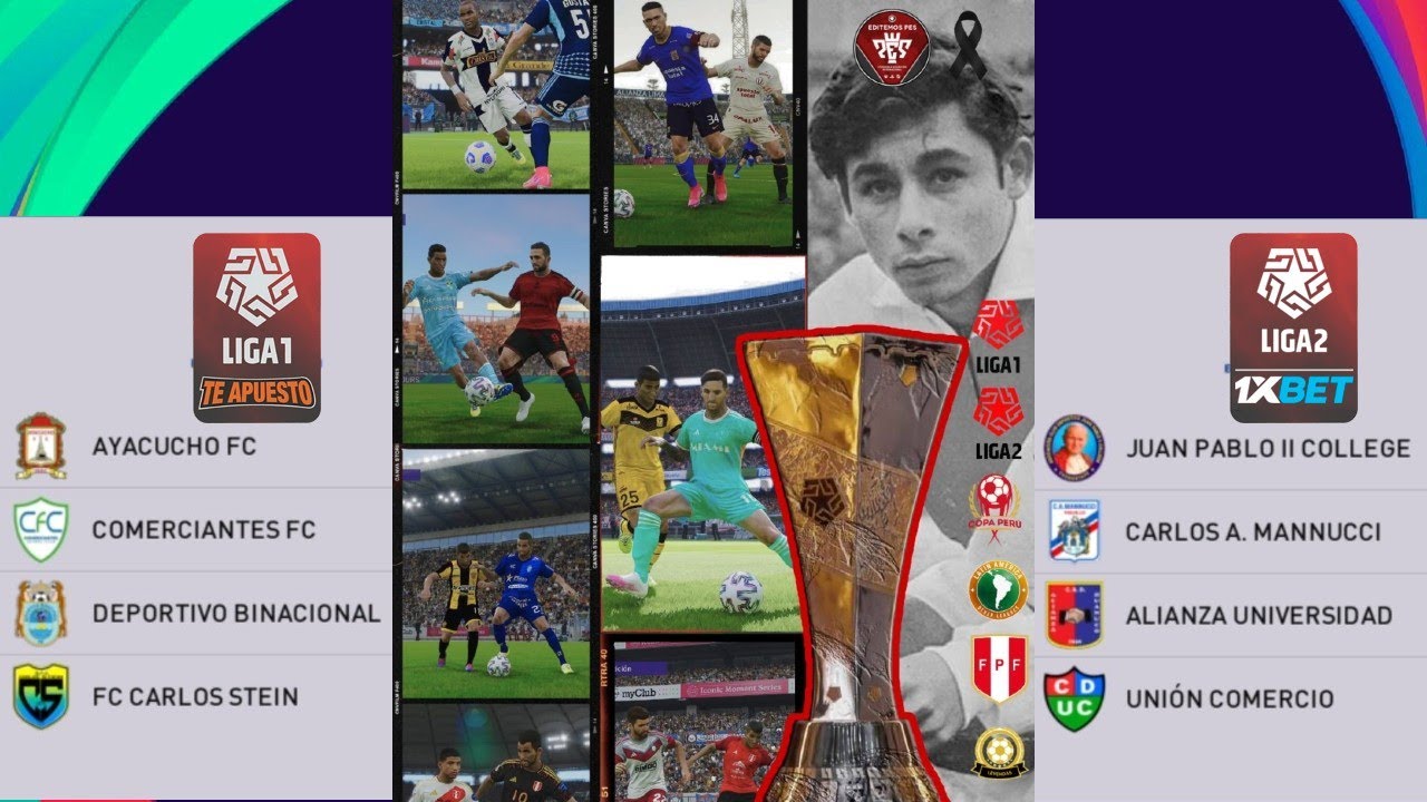 LIGA 1 Y LIGA 2 DE PERÚ CON ASCENSO Y DESCENSO EN PES 2021 - YouTube