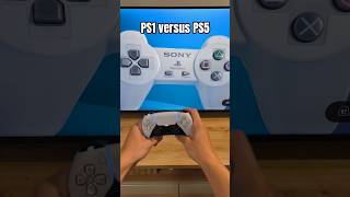 PS1 versus PS5 Playstation Controllers