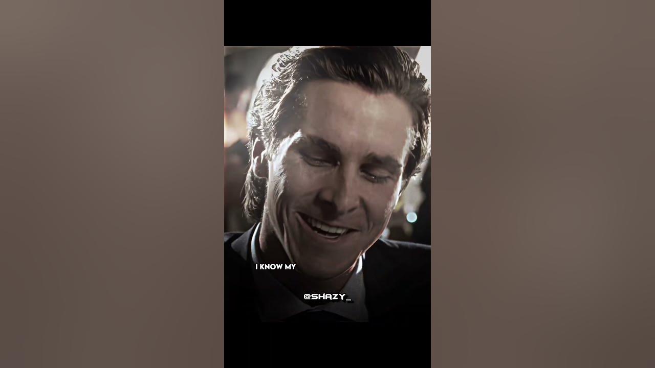 American Psycho ”I Have To Return Some Videotapes Scene” shorts 