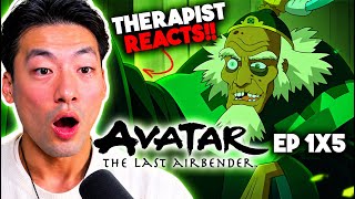 HE’S STILL ALIVE?! | Therapist REACTS to Avatar The Last Airbender Episode 5 | First Time Watching