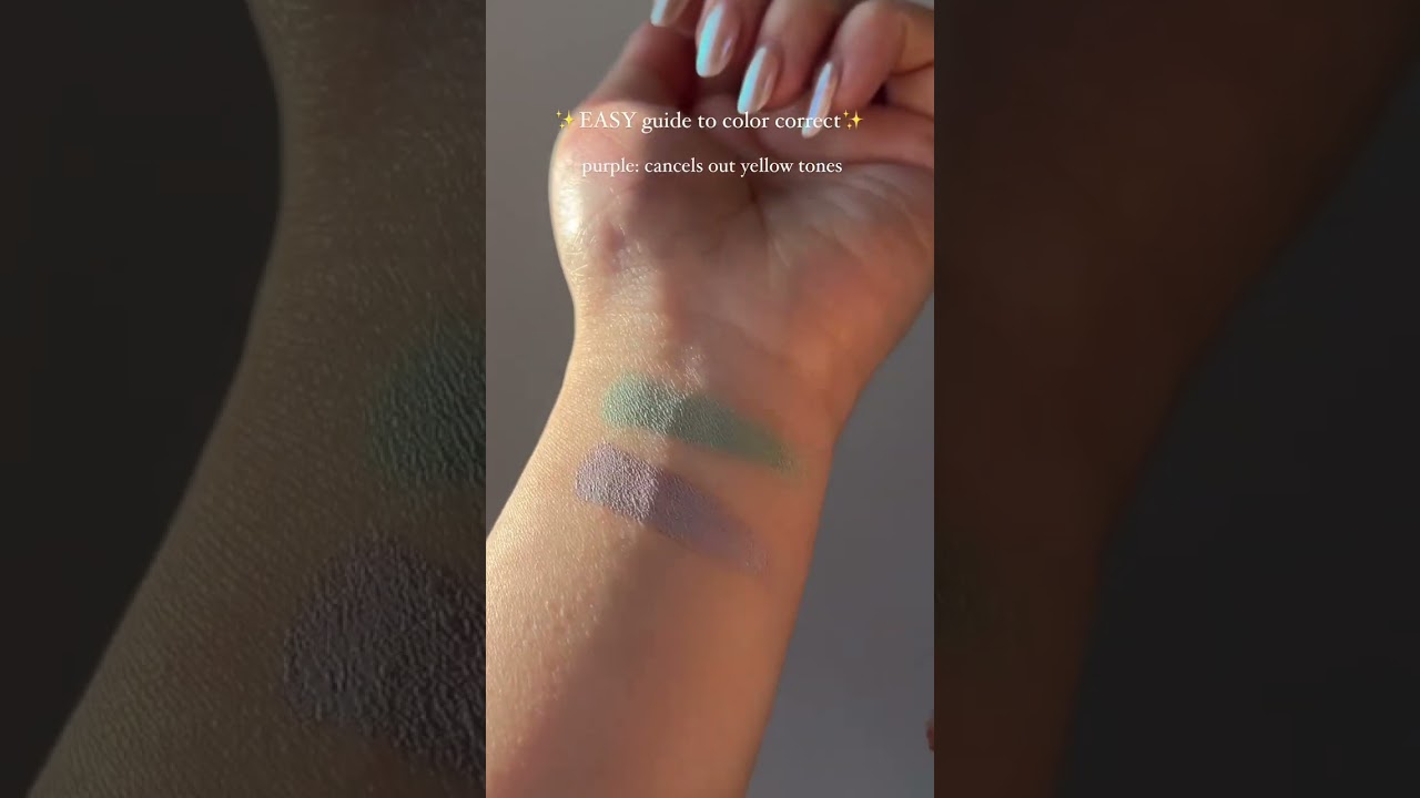 ✨SAVE this for later!✨🌸 just knowing a little bit of knowledge on color correcting can actually