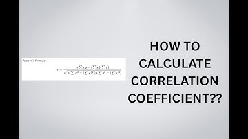 Correlation Coefficient | Karl Pearson