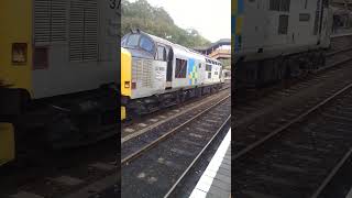 Class 37 great rocks looks impressive pulling into Bewdley #severnvalleyrailway diesel bash 2025