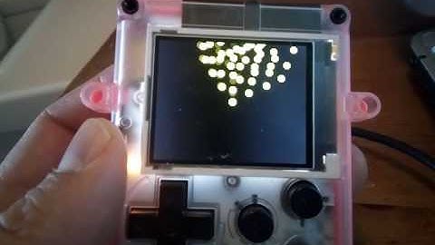 Pokitto 3D blobs test by user HomineLudens