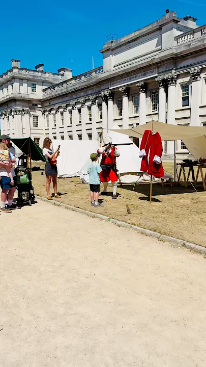 Golden Age of Piracy in Greenwich! ⚓ Living History at Old Royal Naval College #shorts