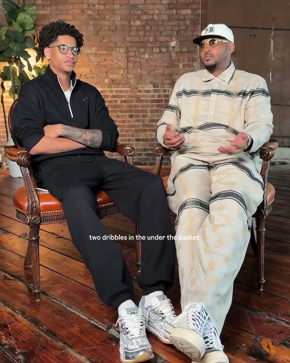 Who would win in a 1v1 between Carmelo and Kiyan right now? 🤔 (🎥 Close Friends Only with Instagram)
