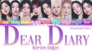Kep1er   Dear Diary color Coded S Hanromeng