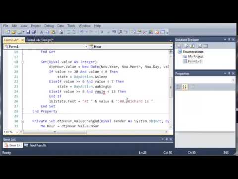 Visual Basic Tutorial   67   Finishing The DayAction Program