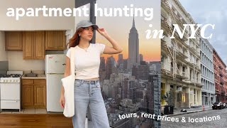 NYC APARTMENT HUNTING | prices, tours & tips