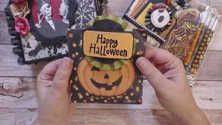 Victorian Halloween mini album swap