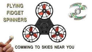 Flying Fidget Spinners Take To The Sky!!!