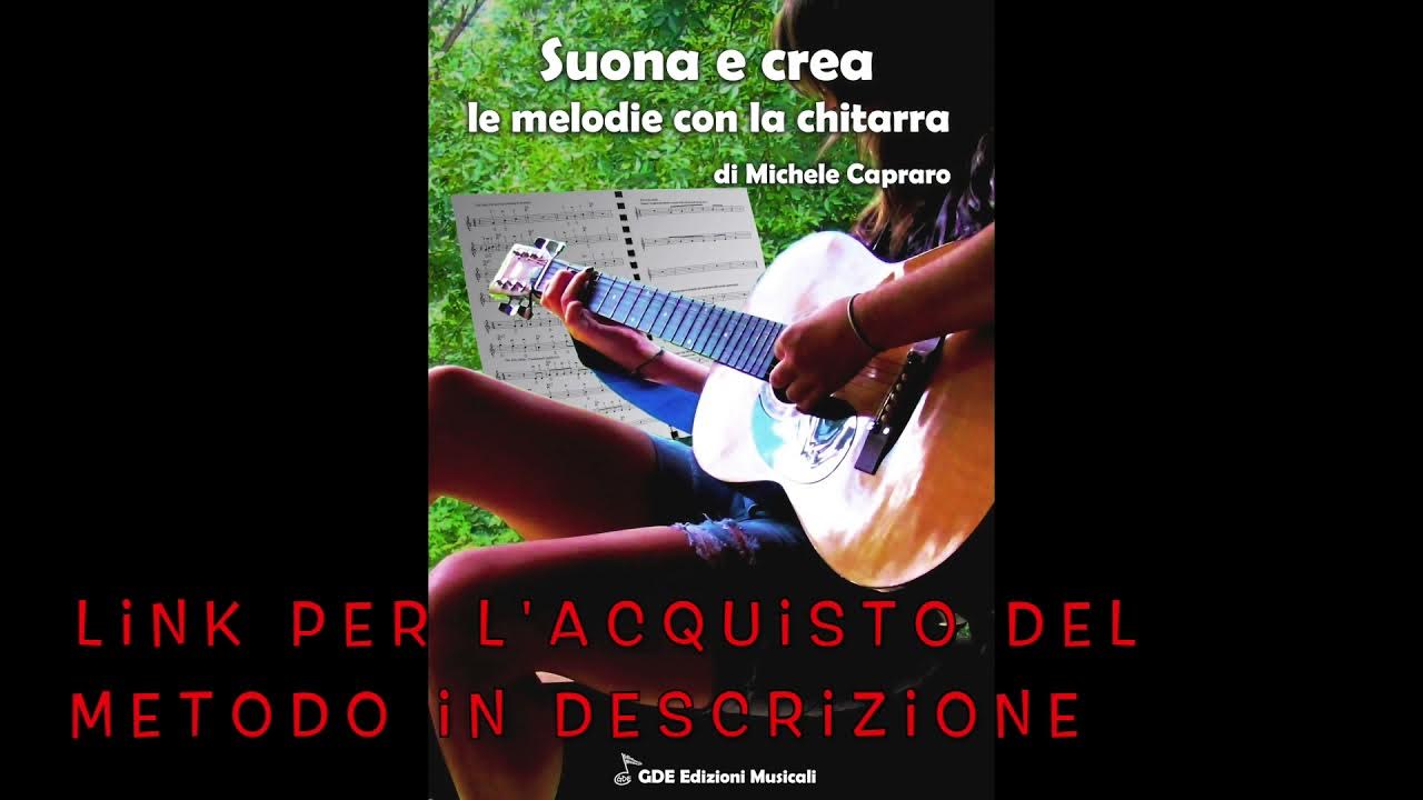 Suona e Crea le melodie con la chitarra metodo con basi audio. Brani