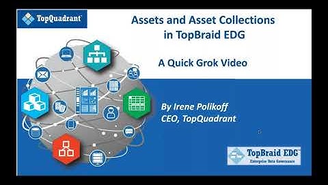 Quick Grok Video: Assets and Asset Collections in TopBraid EDG