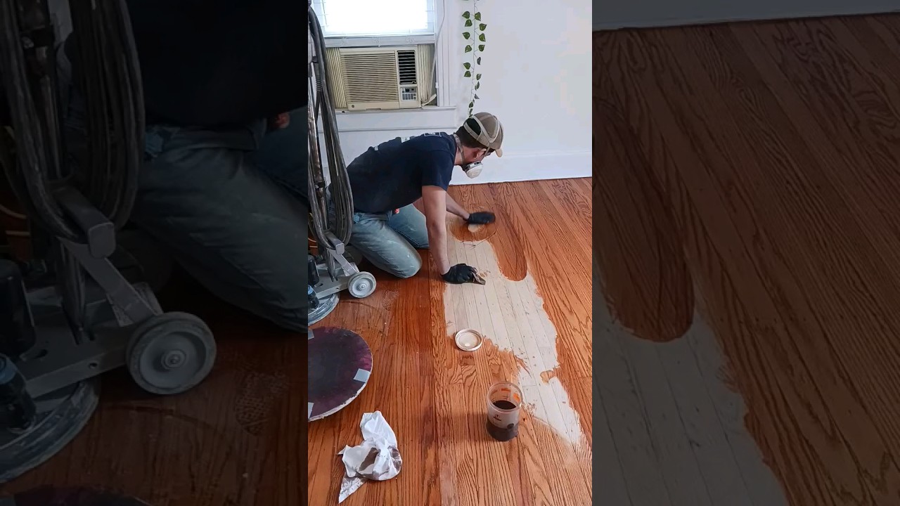 staining wood Flooring