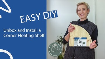 Installing a Corner Shelf  - DIY with Homeful