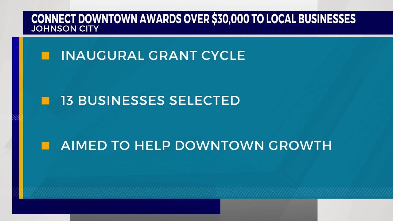 Downtown Johnson City businesses awarded micro-grants