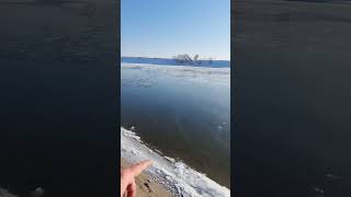 Москва Река Чулково.. опять замёрзла  и покрылась льдом...10 февраля.. #fishing