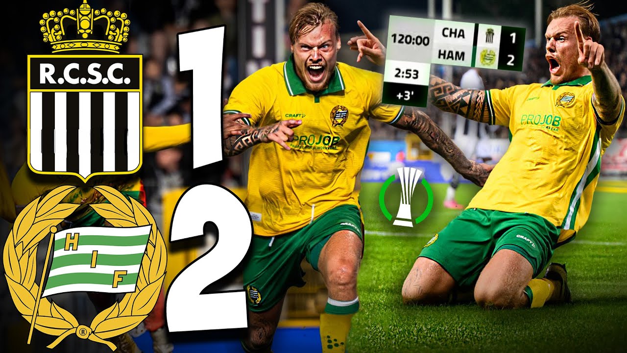 *LAST MINUTE WINNER!🤯* CHARLEROI 1-2 HAMMARBY | CONFERENCE LEAGUE HIGHLIGHTS