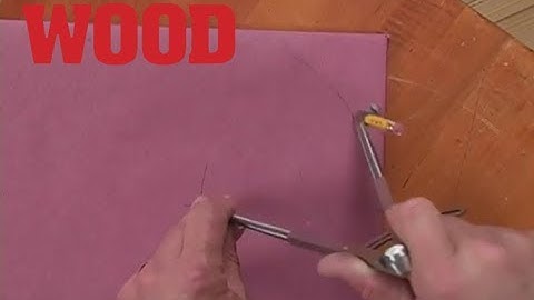 How To Radius a Corner - No Math Geometry - WOOD magazine