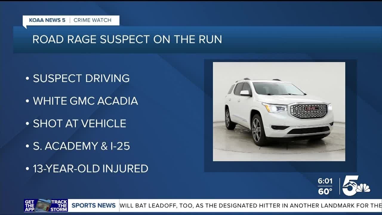 13-year-old shot in road rage incident Sunday in Colorado Springs - YouTube