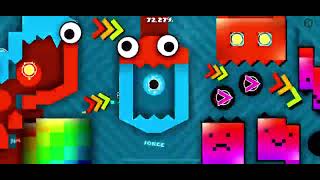 BRAINDAMAGE (Insane Demon) by BrainETR
Another funny auto-generated thumbnail that I decide I will keep.
Very solid memory level, it was very enjoyable and got really consistent. It was quite frustrating at times due to some annoying deaths, including a 96% death, which tilted me a little. I still like this level a lot, and I’m a big fan of the rainbow deco.
This definitely does the prequel justice, and I’m glad it finally got rated. Also I haven’t really been into the game recently, so it’s nice to have something I want to play. This is also my hardest single day completion so that’s neat. I would recommend this especially if you’re a memory enthusiast like me.
Attempts: 2347
Enjoyment: 8/10
Placement on IDL: pending
Personal Placement: nlw
In-Game Rating: Insane Demon
Personal Rating: Mid-High Insane Demon BRAINDAMAGE (Insane Demon) by BrainETR