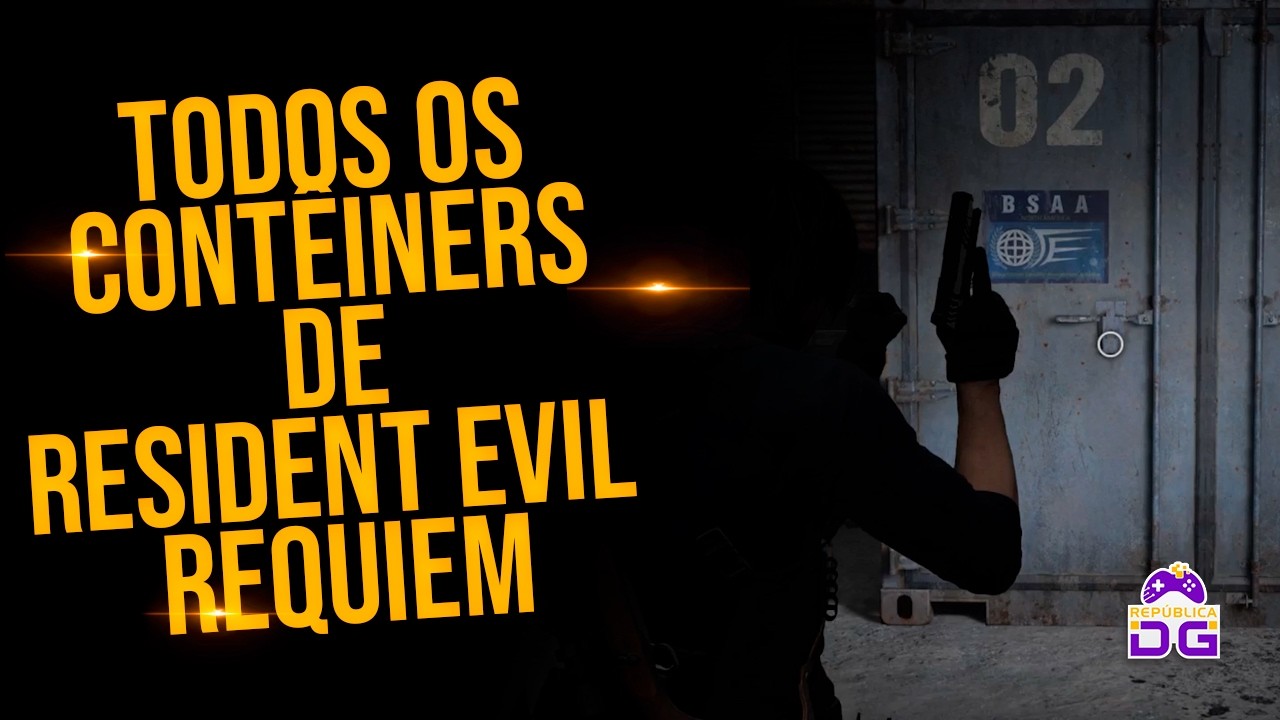 Resident Evil Requiem - LOCALIZAÇÃO de TODOS OS CONTÊINERS - YouTube