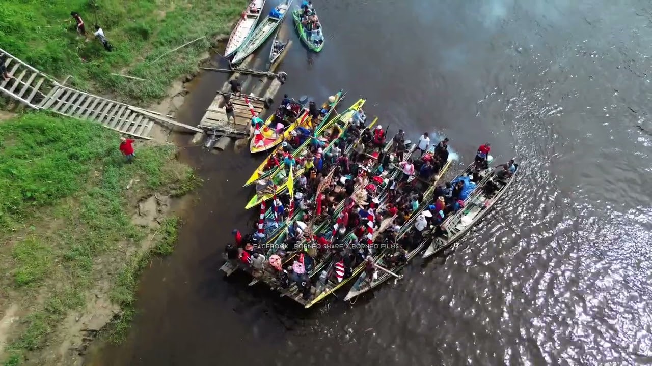 momen Noruhan pada acara Dallo'/Tiwah di Rebunge, Kecamatan Ambalau, Sintang