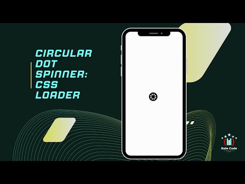 4. Circular Dot Spinner  CSS Loader Animation #css #webdevelopment #react
