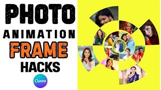 How To Make Animation Photo Collage, Motion Graphic Photo Frame Collage In CANVA Step By Step screenshot 4