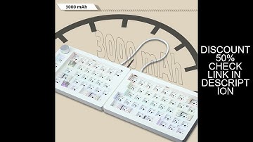 GMK70 Separate Split Wireless Gaming Mechanical Keyboard Kit 3-Modes Bluetooth 2.4G  Wired Keyboard