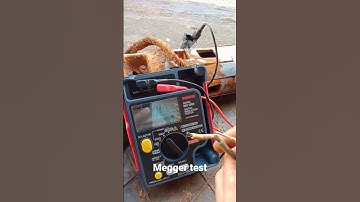 submersible pump insulation testing #megger #short