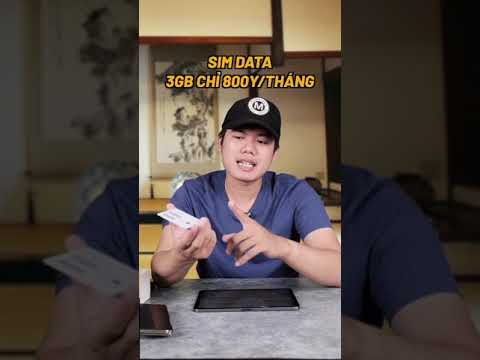 Video Sim DATA SIÊU RẺ CHỈ 800¥/THÁNG - youtube