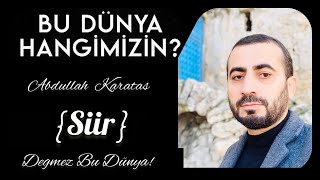 Değmez Du Dünya Şiir-I Abdullah Karataş
