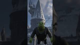 Maximus Volando Sobre Shrek En Hogwarts Legacy