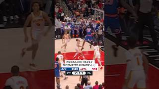 The Knicks are SMOKING the Hawks in Game 6 😮‍💨✌️ #shorts