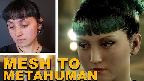 Unreal Engine Mesh To Metahuman Test