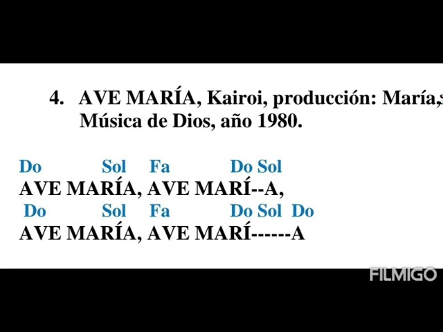 Ave María, Kairoi Acordes - Chordify