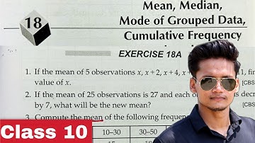 Class 10 EX 18A Q21 to Q25 Mean,Median,Mode of Grouped Data  Chapter 18 | RS Aggarwal  Rajmith study