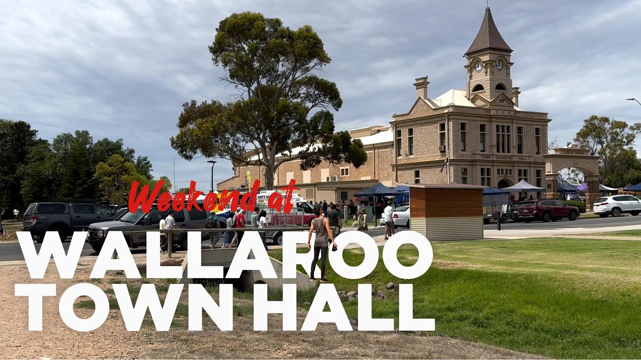HISTORIC WALLAROO TOWN HALL VISIT WITH FRIENDS - YouTube