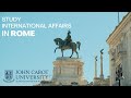 Study international affairs at john cabot university