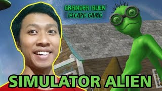 SIMULATOR MENJADI ALIEN AREA 51?!! | Grandpa Alien Escape Game Indonesia Review screenshot 2